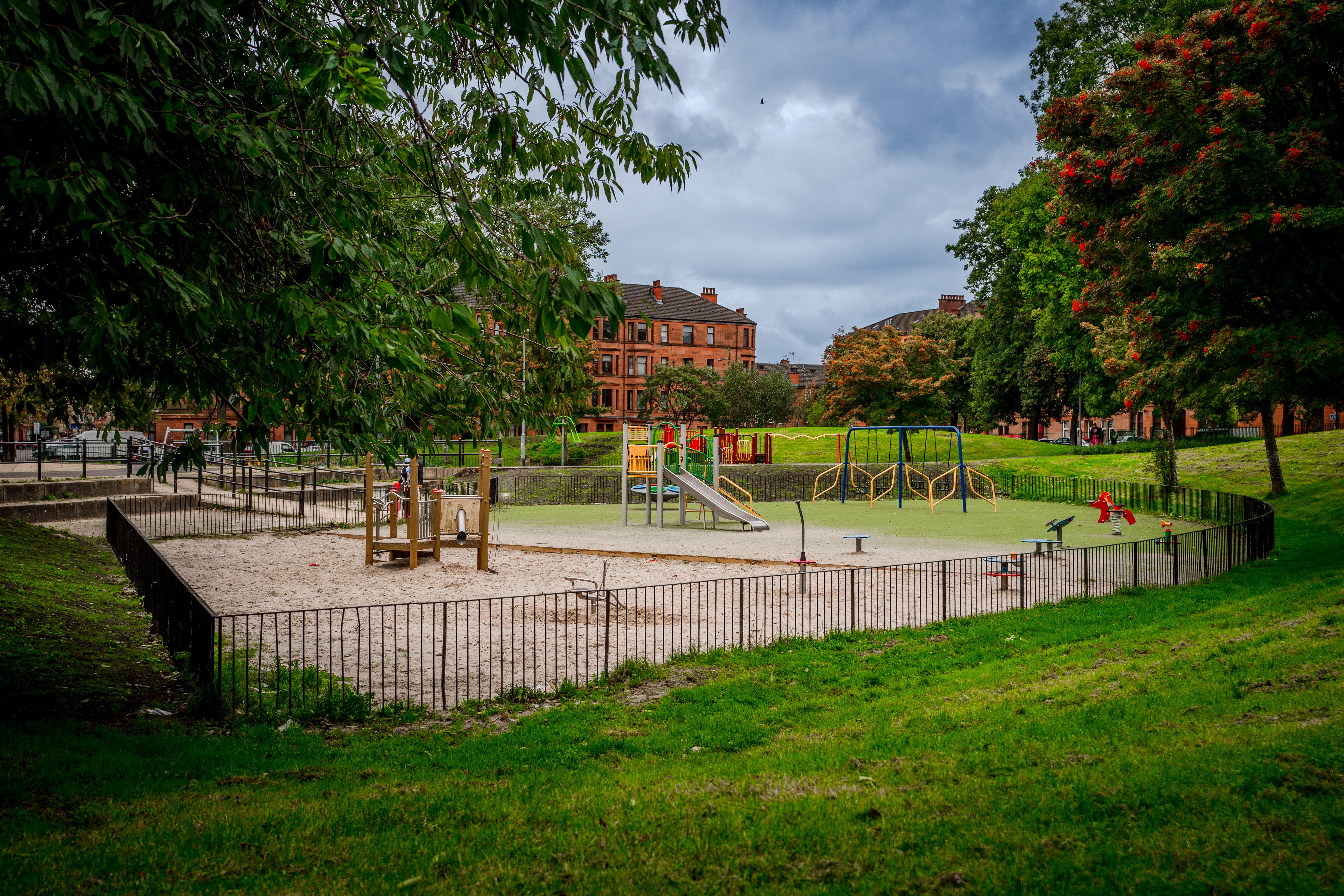 Govanhill Playpark Cloudy Day